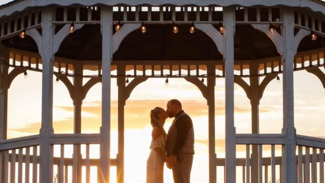 Gazebo-Sunset